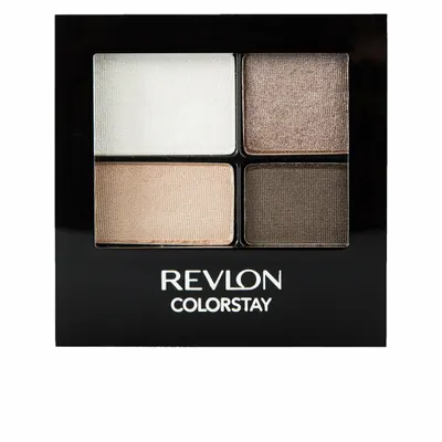 Obrázek produktu pro Revlon ColorStay 16-Hour Eye Shadow, Krém, Kouřové, Hnědá, Moonlit, 4 barva/barev, Matný, Satin