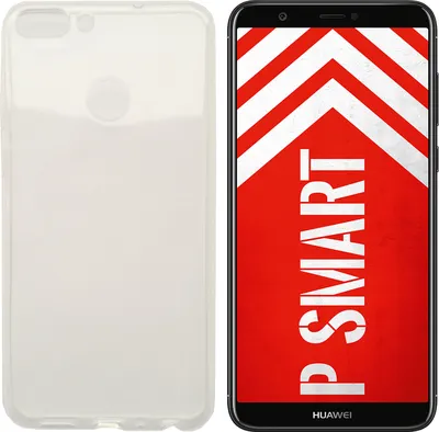 Produktbild von TPU TRANSPARENT Silikon Schutzhülle Soft Case Tasche Hülle Etui für Huawei P Smart FIG-LX1