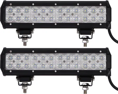Produktbild von Greenmigo 2 X 72W Led Arbeitsscheinwerfer Light Bar Arbeitslicht Flood Zusatzscheinwerfer 60 Grad Kaltweiß 6000-6500K 12-24V 6800lm Wasserdicht IP67
