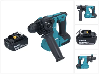 Produktbild von Makita DHR 183 T1 Akku Bohrhammer 18 V 1,7 J SDS plus Brushless + 1x Akku 5,0 Ah - ohne Ladegerät