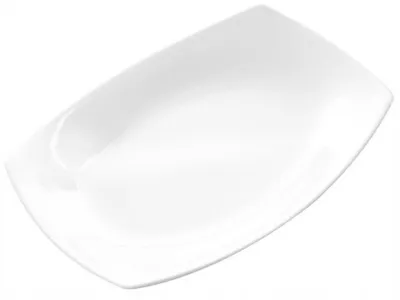 Image de Chodzież AKCENT Plat de service Blanc 33 cm