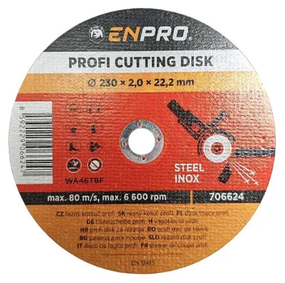 Productafbeelding van Metaalslijpschijf Enpro snijprofiel-230 x 2 x 22-2 mm