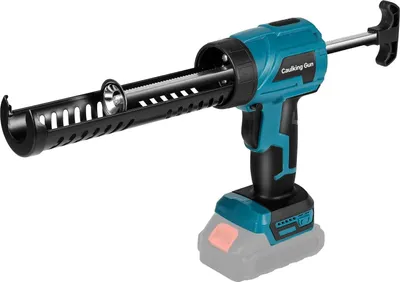 Produktbild von 18V Akku Kartuschenpistole - Elektrische Silikonpistole - 4-stufige Geschwindigkeit - 300 kg Schubkraft - Tropffrei - Ohne Akku