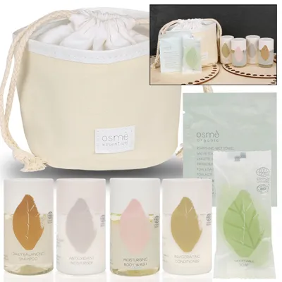 Produktbild von Osmè "Essentials" Pflegekosmetik-Set im Etui, Reisekosmetik