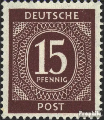 Produktbild von Briefmarken Alliierte Bes.-Gem.Ausg. 1946 Mi 921 gestempelt I. Kontrollratsausgabe