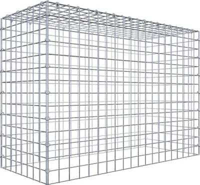 Immagine prodotto di Gabbione aggiuntivo di tipo 3 100 cm x 70 cm x 40 cm (L x H x P), maglia 5 cm x 5 cm, anello a C