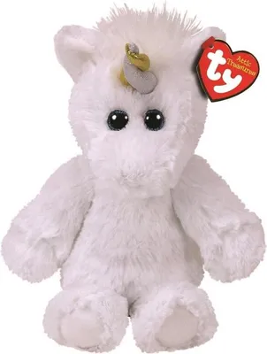 Obrázek produktu pro TY plyšový jednorožec bílý 20cm Attic Treasures 65021