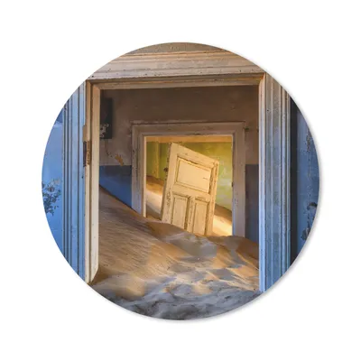 Produktbild von MuchoWow® Mauspad Mousepad Architektur - Sand - Wüste - Tür 20x20 cm - Mousepads - Maus Mat - Pad - Mausunterlage - Schreibtischmatte