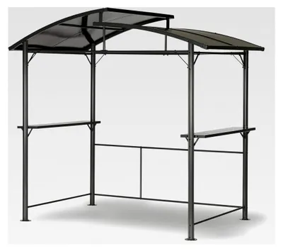Produktbild von Stabiler Grillpavillon – vielseitiger Gartenpavillon mit Rauchabzug 2,45 x 1,50 m – wasserdicht und wetterfest