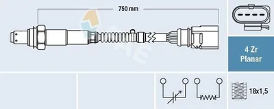 Produktbild von FAE 77901 Diagnosesonde Lambdasonde für VW GOLF VI (5K1)