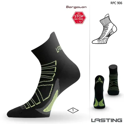 Immagine prodotto di Calze da corsa funzionali Lasting RPC, colore nero