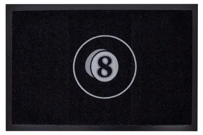 Produktbild von 8. Ball Billiard 60 x 40 cm Türmatte Fussmatte sauberlaufmatte
