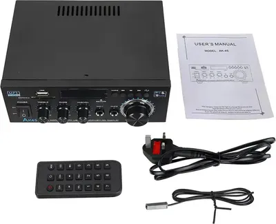 Produktbild von 600W Bluetooth Power Auto/Heim Stereo Verstärker Amp Audio HIFI 2CH 2 Mic Eingang