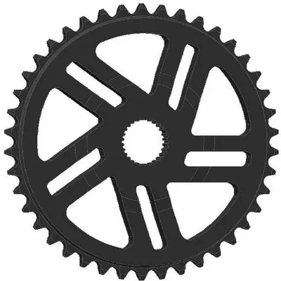 Obrázek produktu pro Esjot Gearmtwaldgen. 4 NW 38T CL47.5 DM 3mm černá