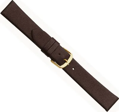 Produktbild von Uhrenarmband Kalbsleder Dunkelbraun Design I 20520G, Stegbreite:20mm