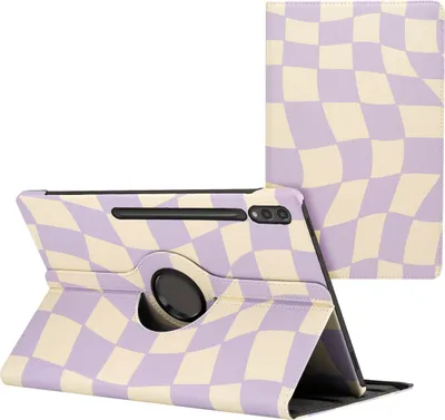 Productafbeelding van imoshion 360° Draaibare Design Bookcase voor de Samsung Galaxy Tab S10 Ultra / Tab S9 Ultra - Dancing Cubes