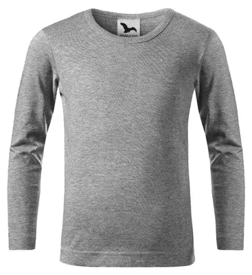 Produktbild von Malfini - T-Shirt für Kinder, Langärmlig PP11410 (158) (Grau)