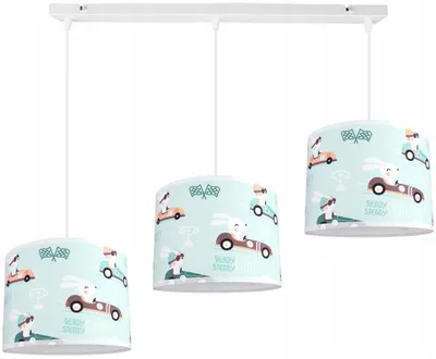 Image de Enfants Suspension Plafonnier Lustre Abat-Jour