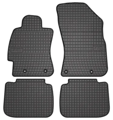 Productafbeelding van Rubberen automatten voor Subaru Outback V 2014-2019 (stationwagen) – 4-delig, zwart, op maat – Wielganizator SolidPRO