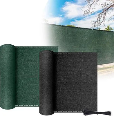 Produktbild von Sichtschutz 1 x 10 m – HDPE Balkonabtrennung Anthrazit wetterbeständig