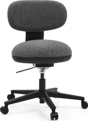 Produktbild von hjh OFFICE Home Office Bürostuhl SITMOTION B Schreibtischstuhl ohne Armlehnen Stoff Drehstuhl