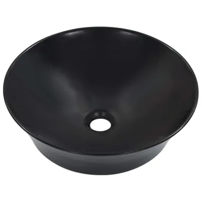 Image de vidaXL Lavabo 41 x 12,5 cm Céramique noire