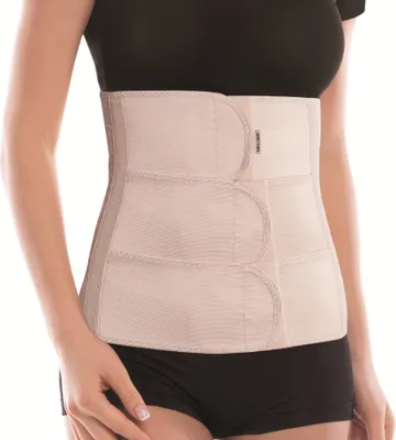 Produktbild von Beige M, Postoperative Stützbandage Rückenstützgürtel Bauchweggürtel Bauchstütze Höhe 31 cm