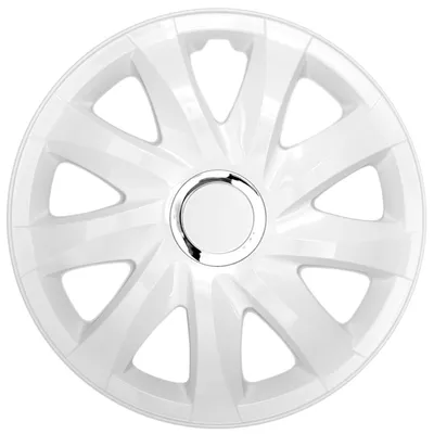 Immagine prodotto di Coprimozzi universali 13'' NRM Drift bianchi, set da 4