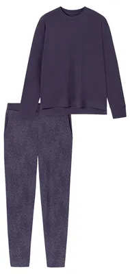 Produktbild von Schiesser Damen Schlafanzug lang 40 indigo Stück