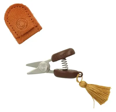 Obrázek produktu pro Cohana Seki Mini nůžky, ocel a kůže, ručně vyráběné nůžky pro vyšívání