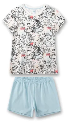 Produktbild von Sanetta Mädchen-Schlafanzug kurz Off-White 128