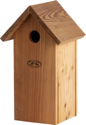 Image de Nichoir pour mésange - L 14,3 x l 17 x H 30 cm - Marron