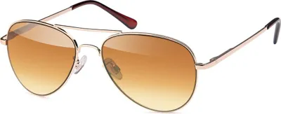 Produktbild von Pilotenbrille Pornobrille Sonnenbrille Gold Braun 2988