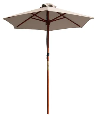 Produktbild von home24 Sonnenschirm - Grau
