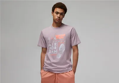 Produktbild von Hemd Nike Air Jordan Brand Graphic Crew 2 T-Shirt Pflaumennebel DM1424501