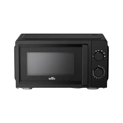 Produktbild von Galanz Mikrowelle 700W 20L 6 Leistungsstufen 30-Min-Timer Auftaufunktion, Kompakter Mikrowellenofen Schwarz mit Drehregler Black