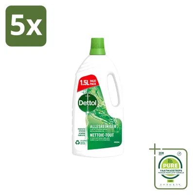 Produktbild von 5 x Dettol Original Allesreiniger - 1,5 l - Großpackung - 5 Stücke