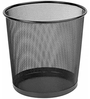 Obrázok produktu pre Metalowy kosz na śmieci czarny 12L