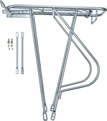 Produktbild von 28 Zoll Fahrrad Gepäckträger Trekking City Bike Federklappe Blau grau