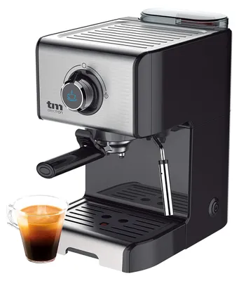 Espressomaschine 15 bar, 1200 W, 1,2 L Tank, Milchaufschäumer, Edelstahl
