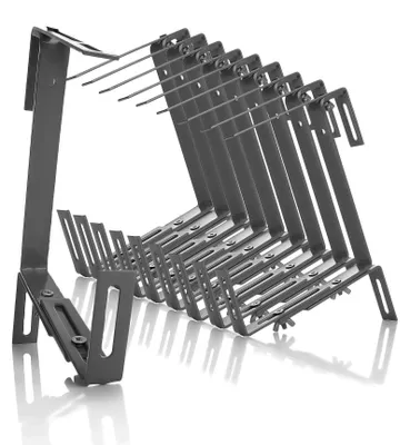 Produktbild von 10 Stück Blumenkastenhalter für Balkon und Geländer