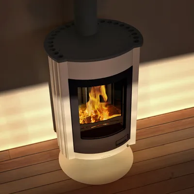 Produktbild von HS FLAMINGO Kaminofen MASTERFLAMME Medie II - creme