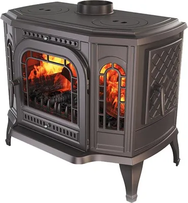 Obrázek produktu pro Litinová krbová kamna P7 PB s varnými plotnami - 10,5 kW ECO