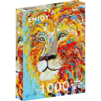 Immagine prodotto di Puzzle 1000 pezzi Enjoy – Leone Colorato