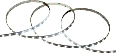 Produktbild von LED-Streifen 24V SMD 60 LED/m 5m 5W/m 500lm/m Breite 8mm Schnitt 10cm IP20 6000K Kaltweiß