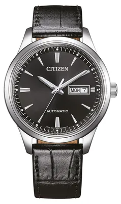 Produktbild von Citizen NY4058-01EE Herren-Automatikuhr mit Lederband Schwarz