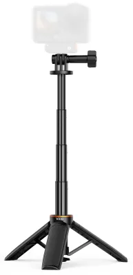 Zdjęcie produktu dla Przenośny statyw do selfie z automatycznym rozkładaniem, pasujący do kamer DJI Action 6/5/4 oraz Insta360 X5, X3 i Go3