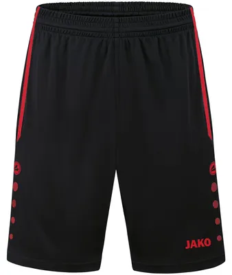 Produktbild von JAKO Unisex Sporthose Allround, Farbe:schwarz/sportrot, Größe:L
