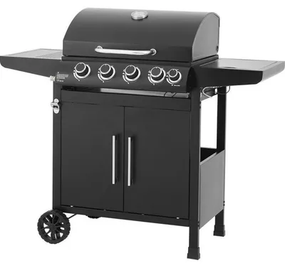 Produktbild von Gasgrill COOKING BOX Paarl, 4 Brenner, 60 x 42 cm Hauptgrillfläche, Warmhalterost, Stahl