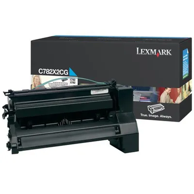 Produktbild von Lexmark C782X2CG, 15000 Seiten, Cyan, 1 Stück(e)